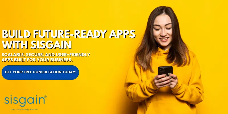 app development services by sisgain
