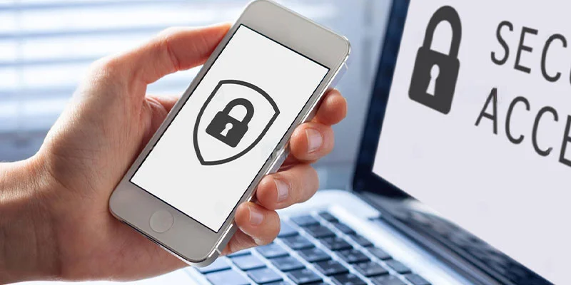 Challenges in Implementing RPM in the UAE A shield with a lock symbol representing cybersecurity