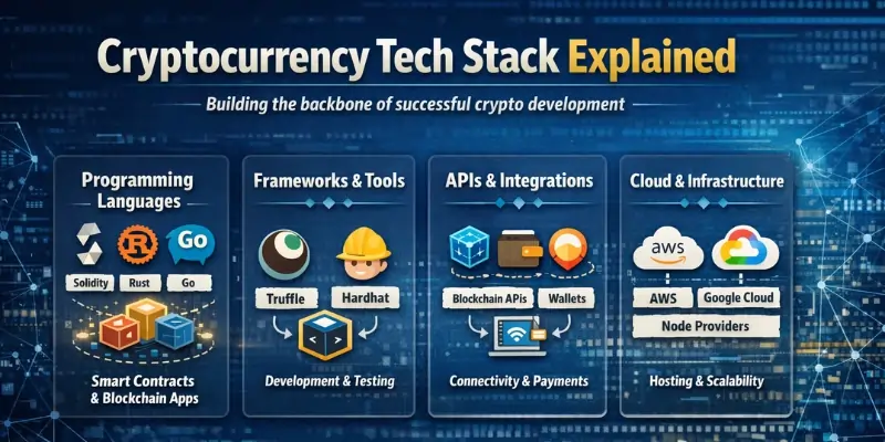 cryptocurrency tech stack