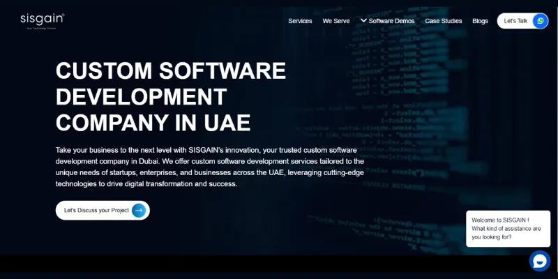 sisgain software development company