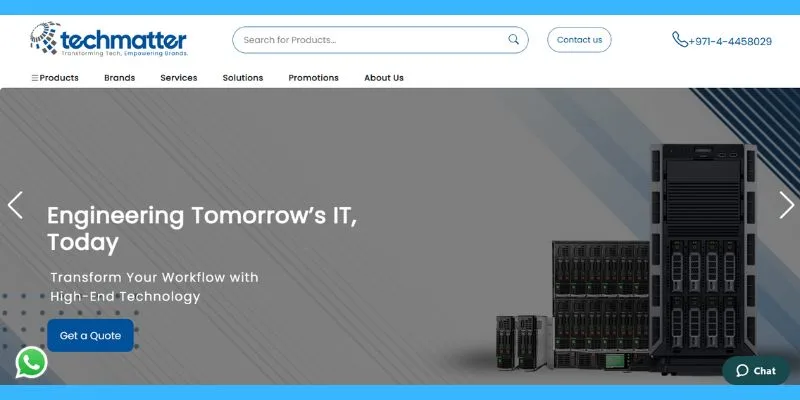 techmatter webpage