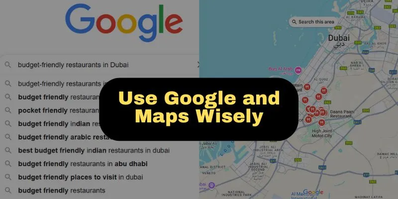 use google and maps